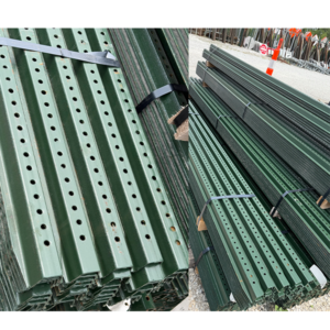 Green U-Channel Posts